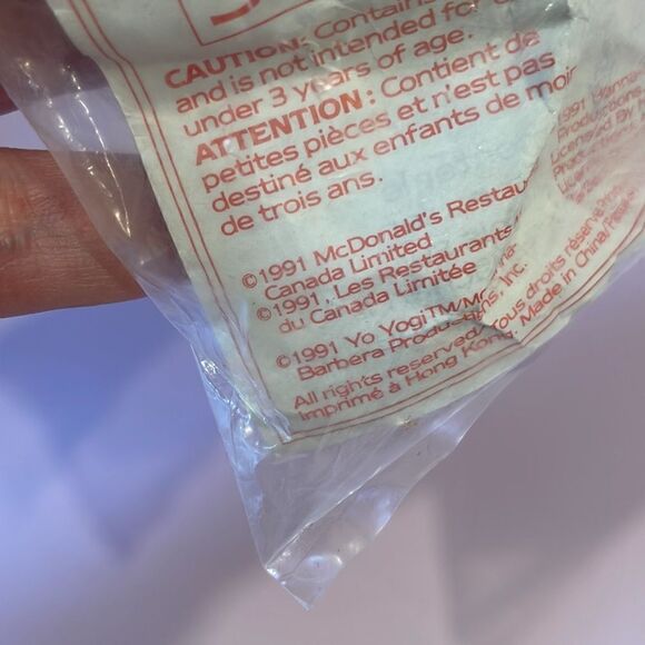 Yo-Yogi Rev Up Action Toys Boo Boo Bear 1991 McDonalds Happy Meal Toy Original… - Picture 3 of 4